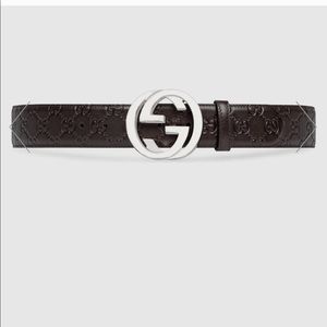 Gucci leather belt